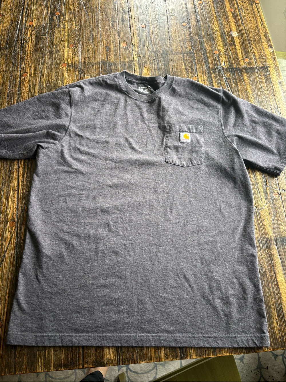 Carhartt Gray Short-Sleeve Pocket Tee